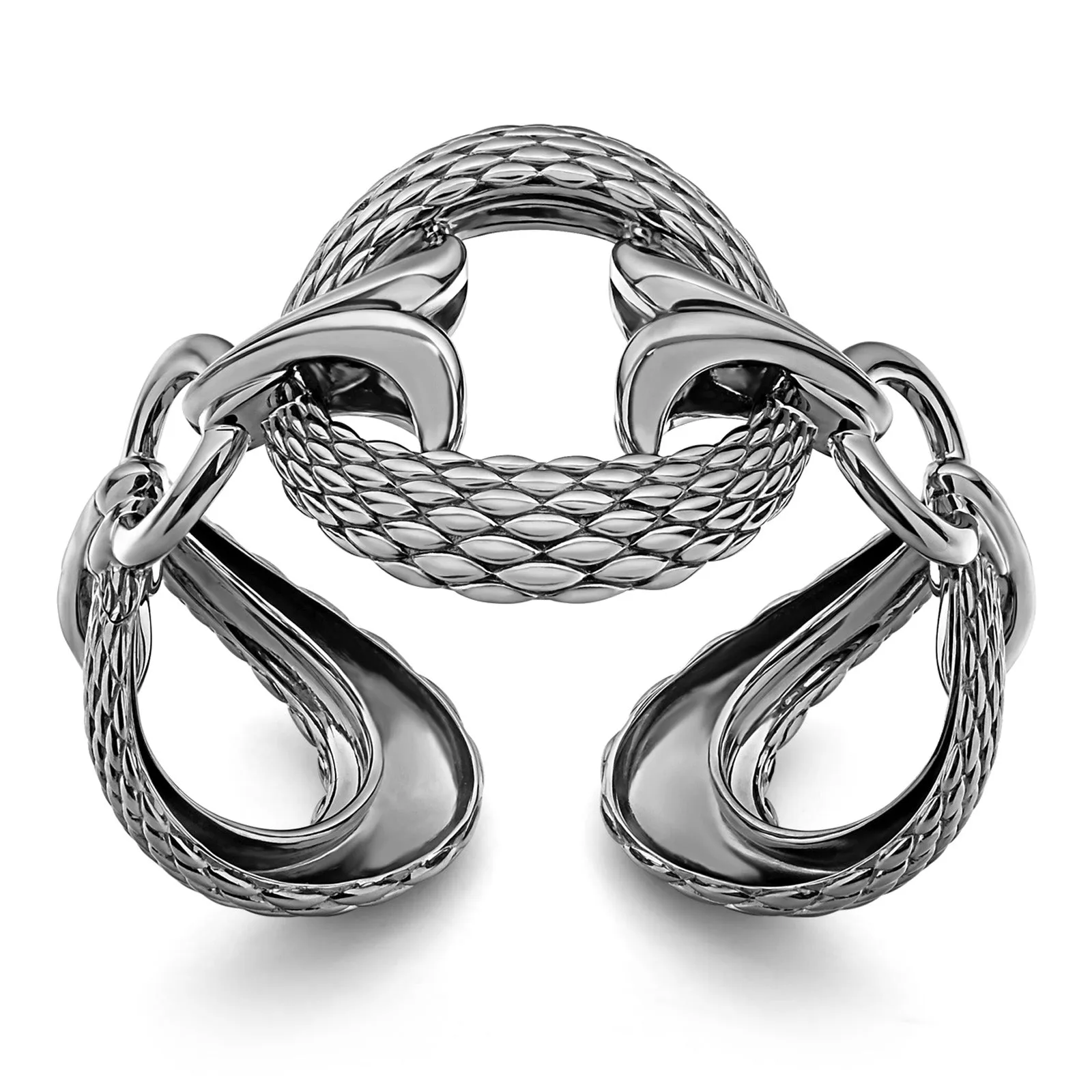 Rendezvous Cuff 45mm - Black Ruthenium Vermeil