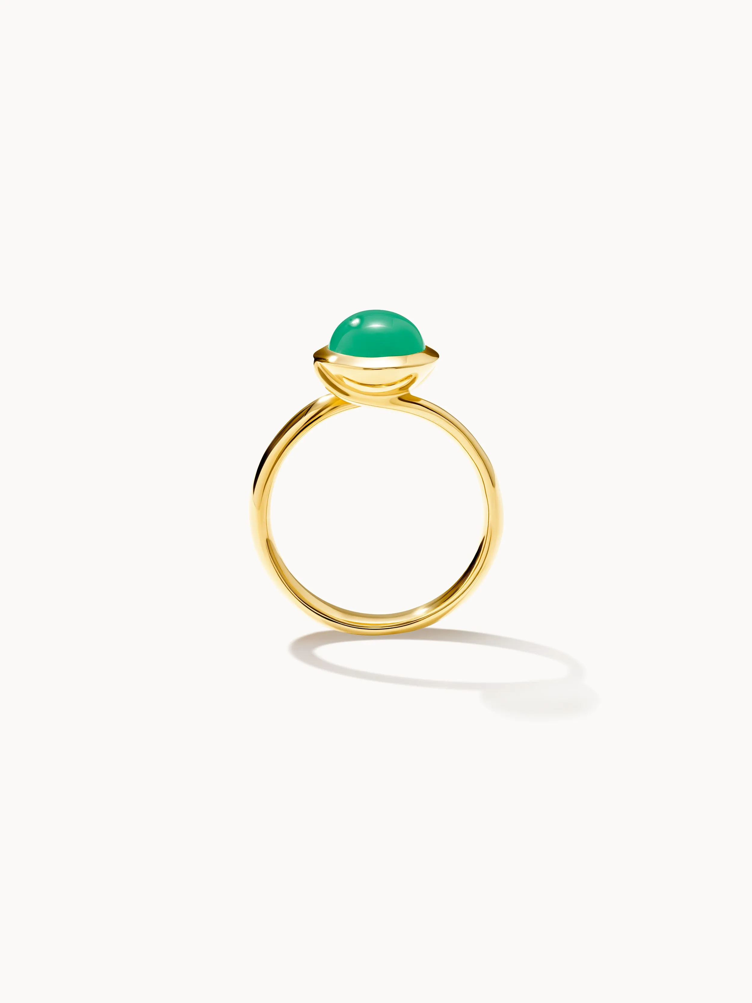 Ring BOUTON small Chrysoprase Chrysoprase
