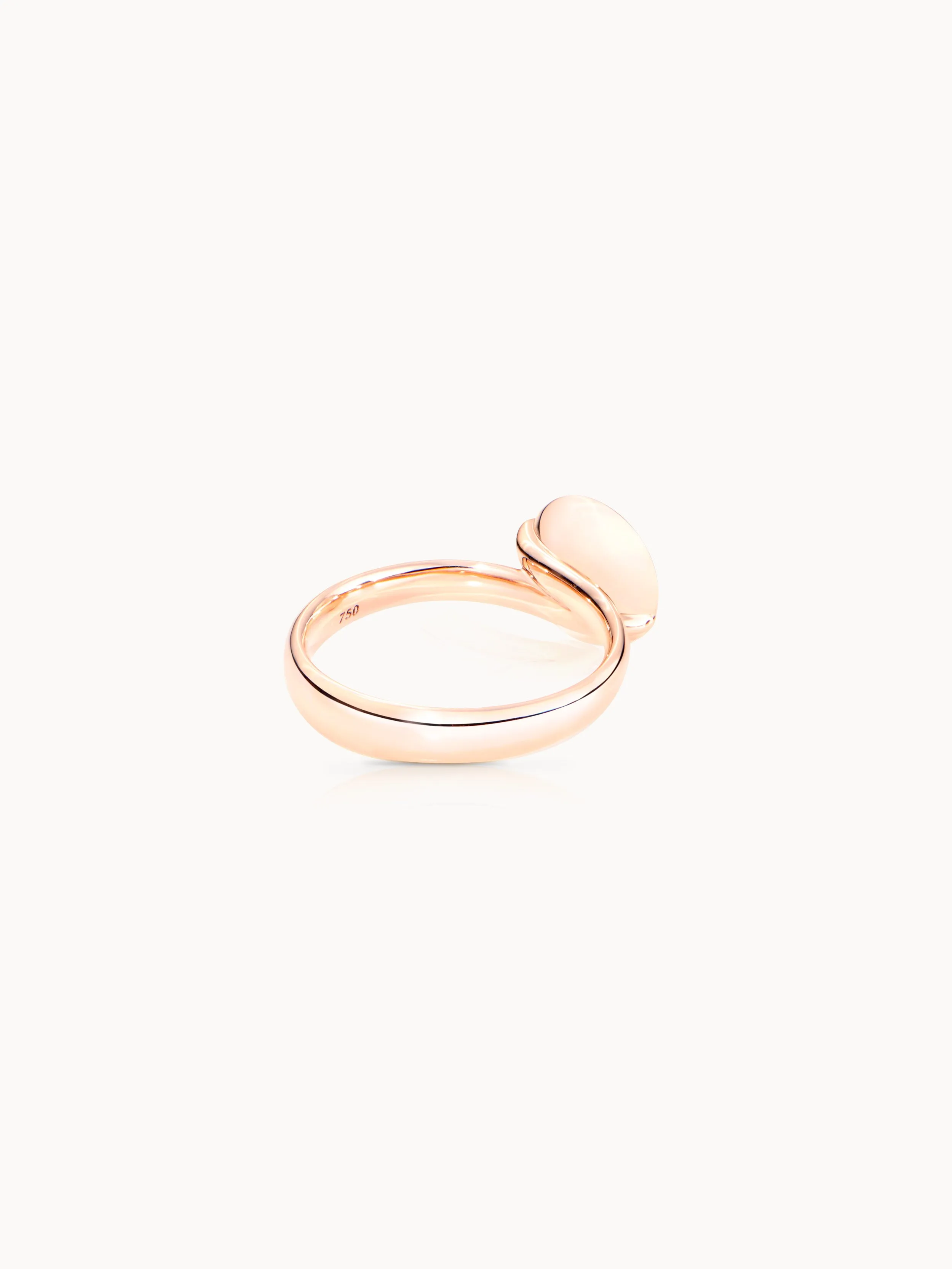 Ring BOUTON small Mandarin Garnet Mandarin Garnet