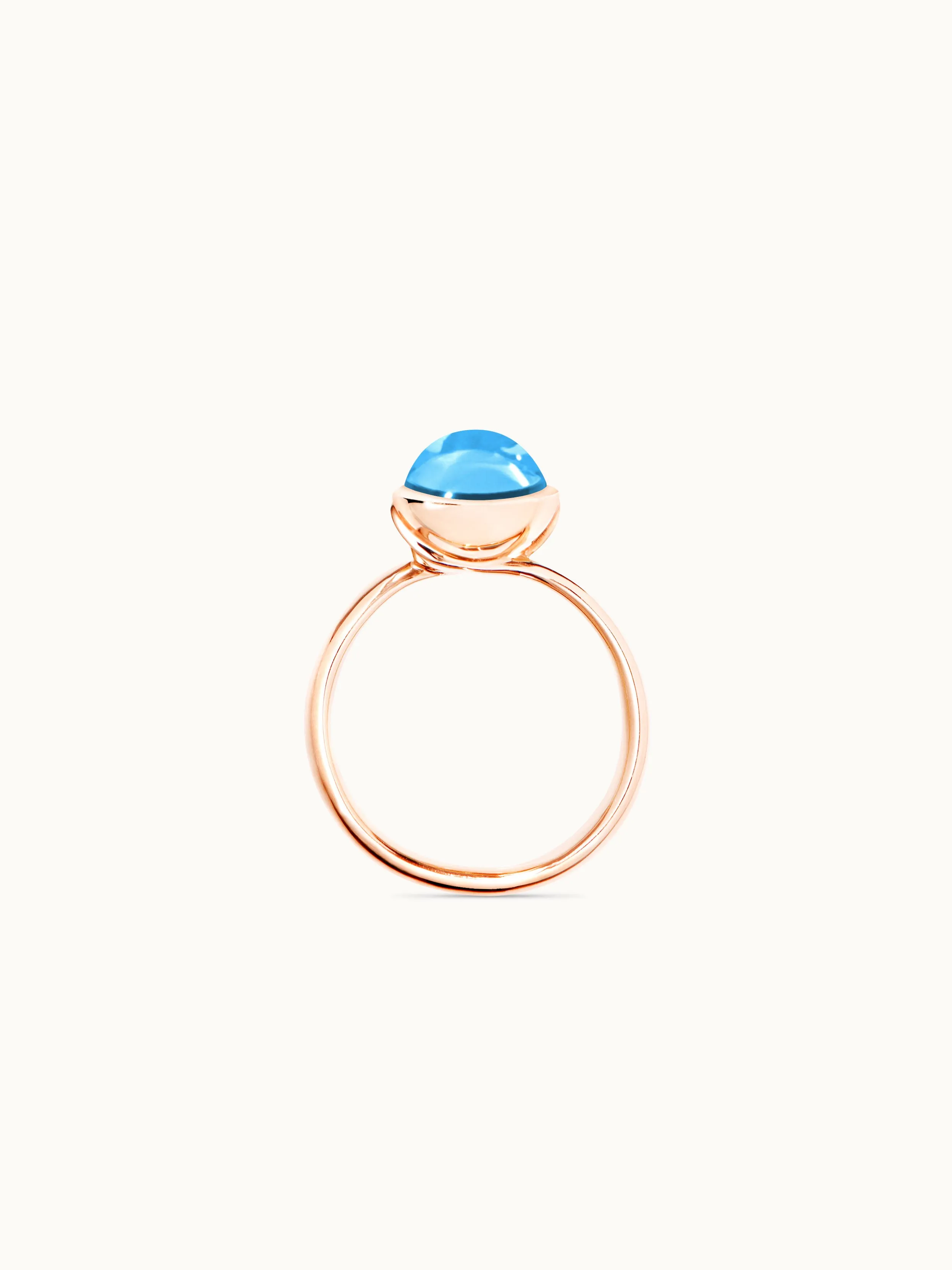 Ring BOUTON small Swiss Topaz Swiss Topaz