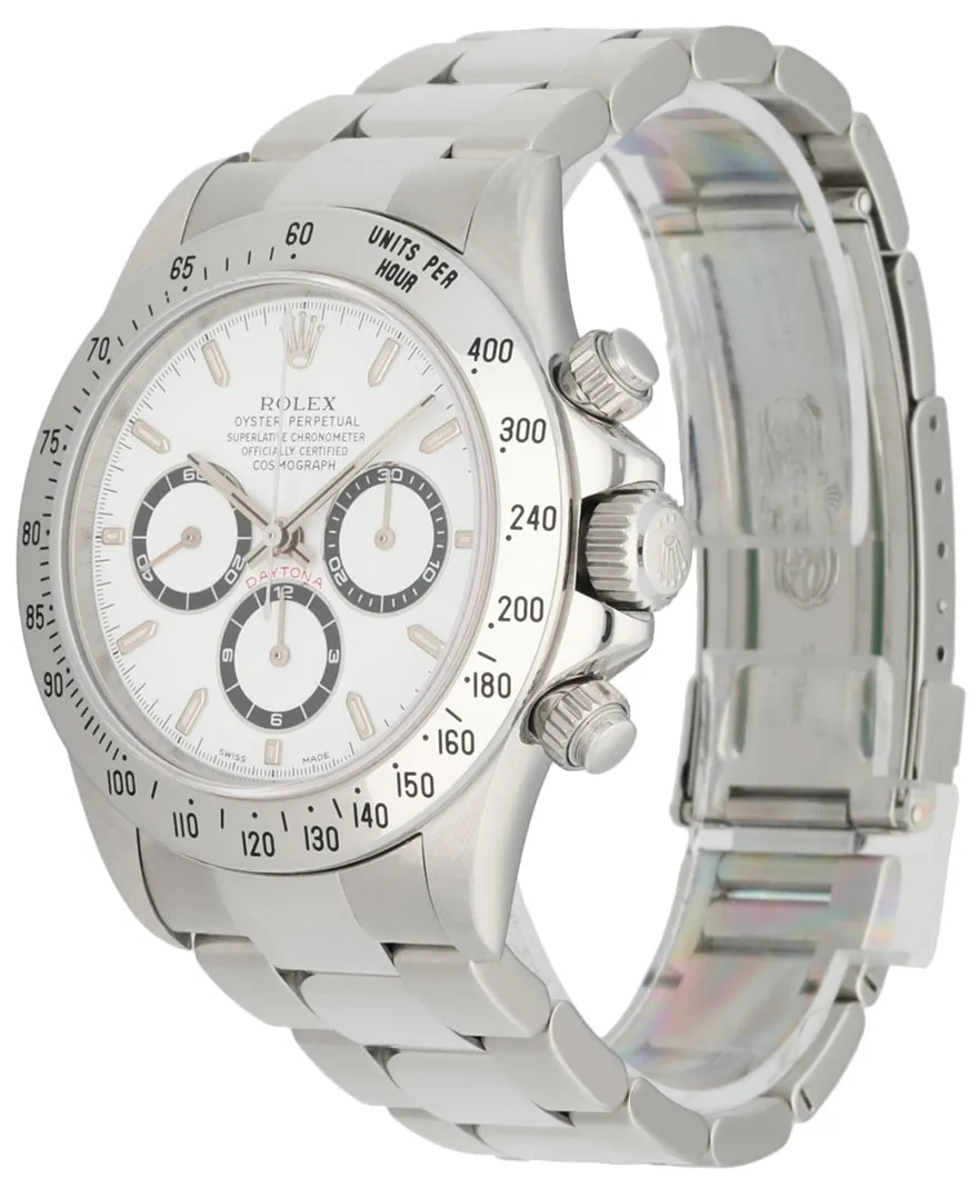 Rolex Daytona 16520 Zenith Movement Stainless Steel Mens Watch