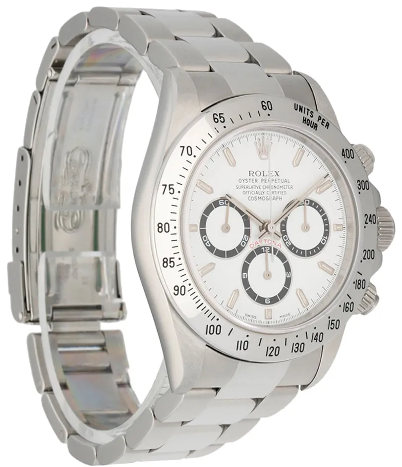 Rolex Daytona 16520 Zenith Movement Stainless Steel Mens Watch