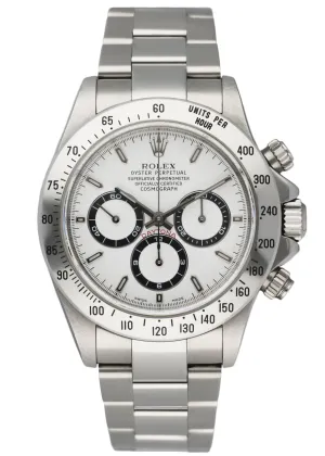 Rolex Daytona 16520 Zenith Movement Stainless Steel Mens Watch