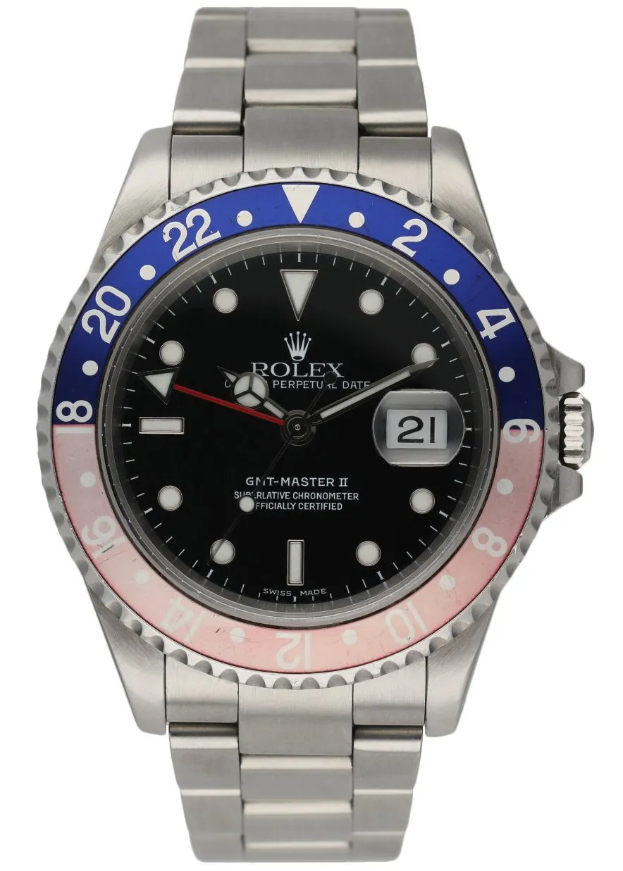 Rolex GMT Master II 16710 Pepsi Bezel Men's Watch
