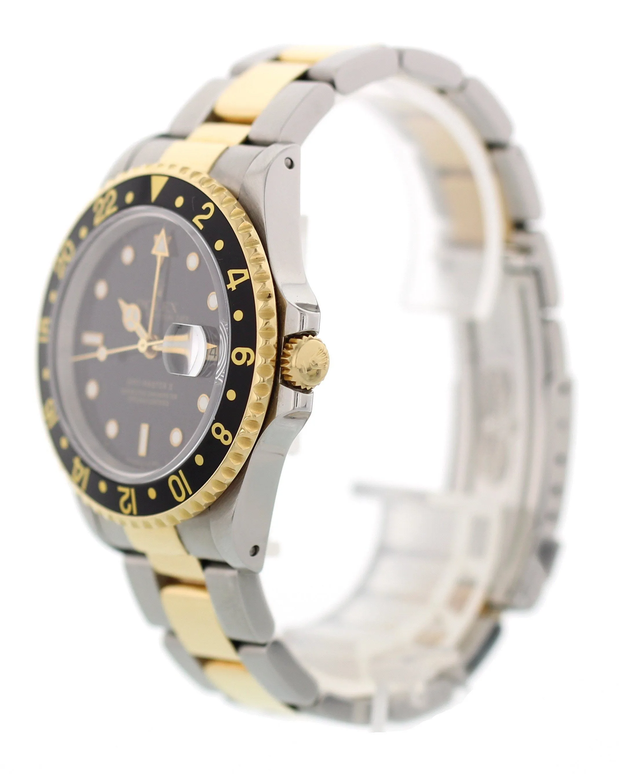 Rolex GMT-Master II 18K Yellow Gold & S/S 16713 W/ Papers