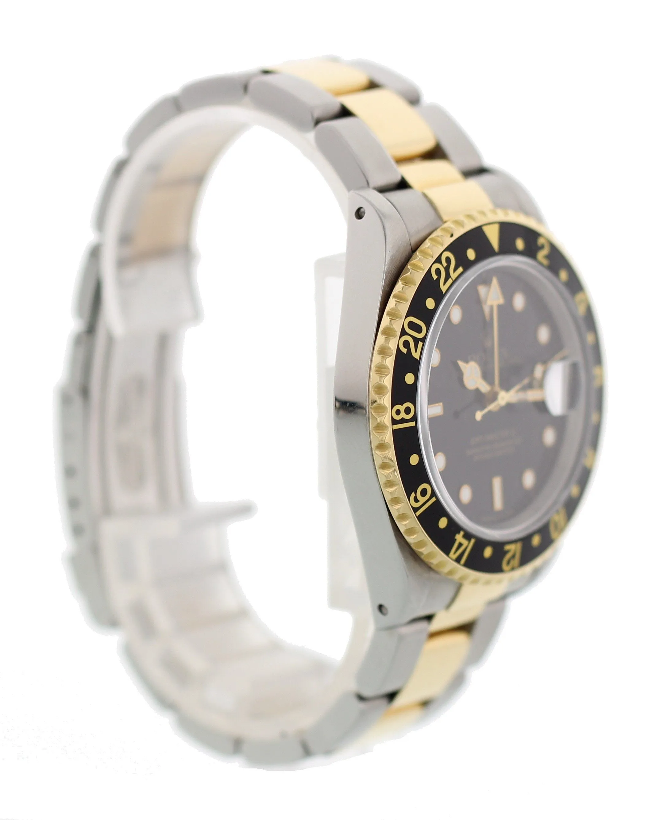 Rolex GMT-Master II 18K Yellow Gold & S/S 16713 W/ Papers