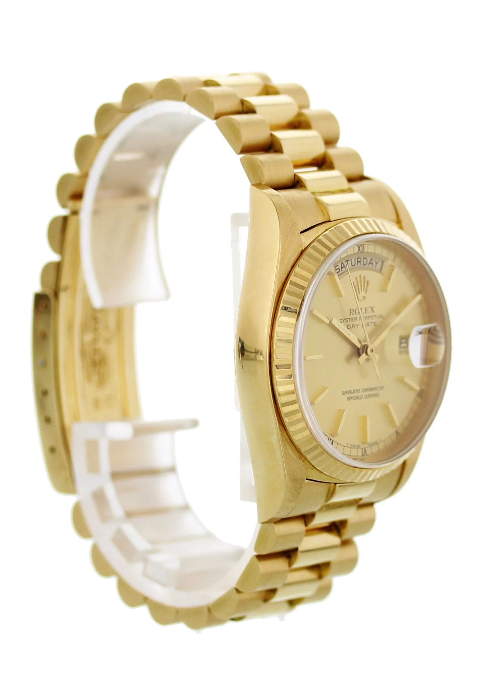 Rolex Oyster Perpetual Day-Date President 18038 Men's Watch Box & Papers