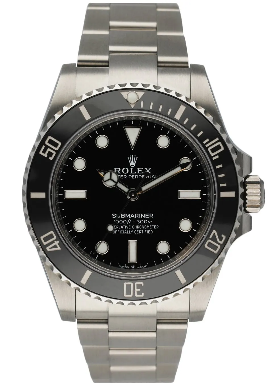 Rolex Submariner 124060 Men's watch Box & papers