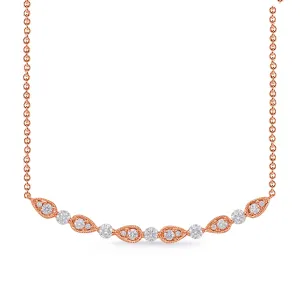 Rose Gold Diamond Necklace