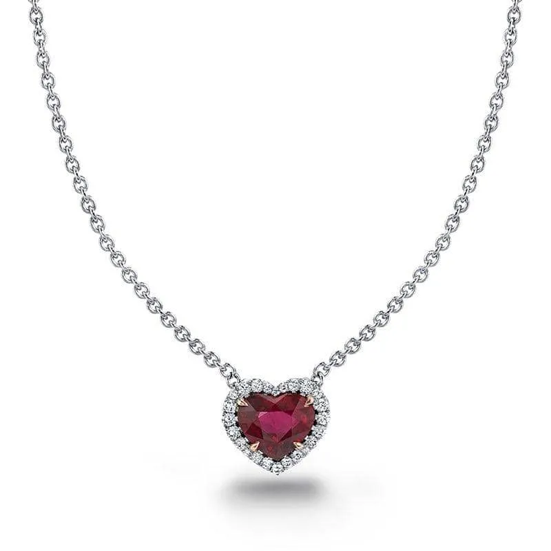 Ruby & Diamond Necklace