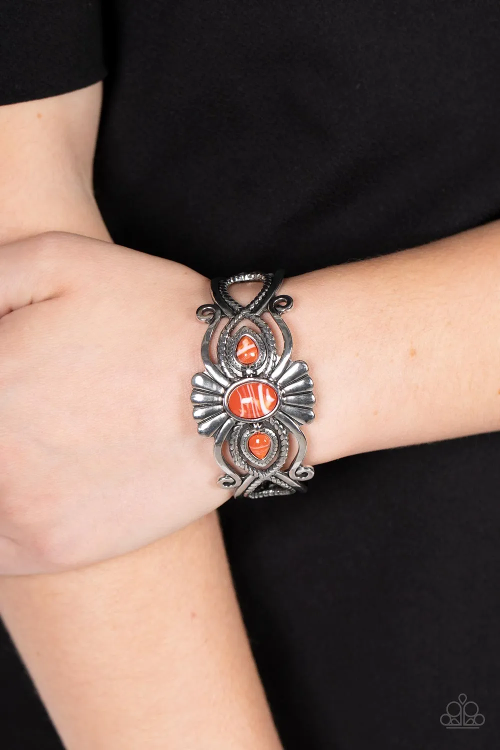 Rural Rumination - Orange Bracelet