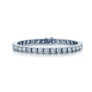 Sabel Collection White Gold Round Diamond Tennis Bracelet
