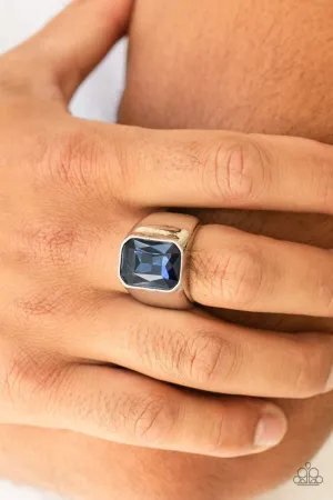 Scholar Blue Men's Paparazzi Ring