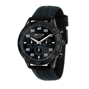 sector 270 45mm mult black dial black strap
