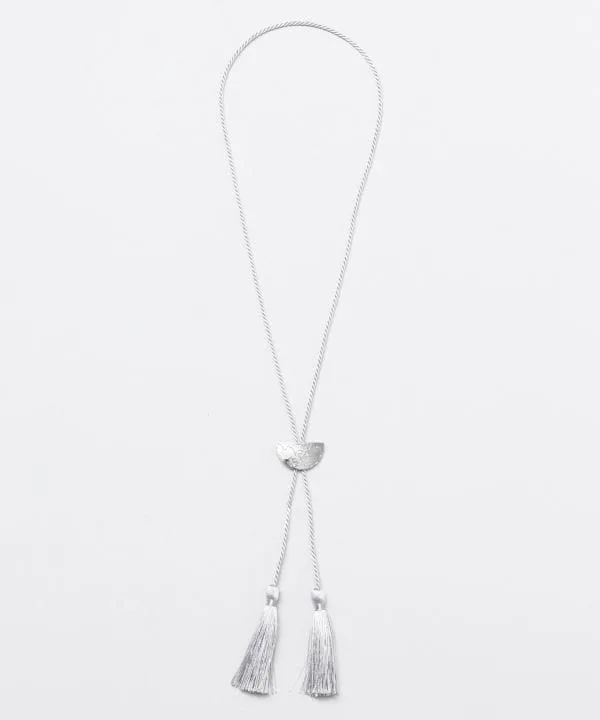 SHIRAKANE- Loop Tie Necklace