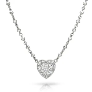 SMALL COBBLESTONE HEART NECKLACE