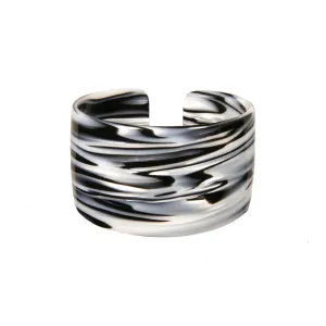 Small Tigre Blanc Cuff Bracelet