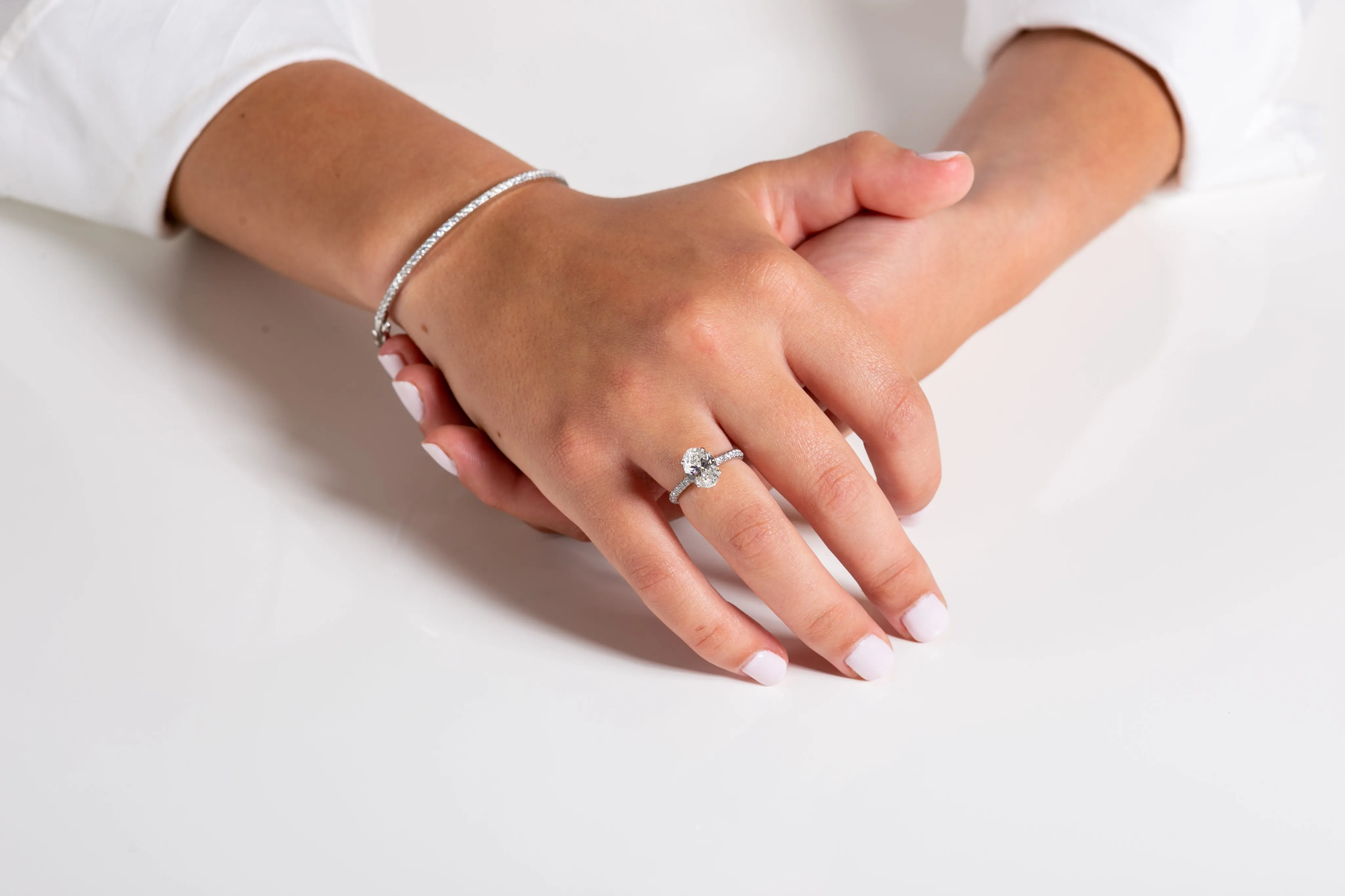 Sold- Lennon Oval Solitaire