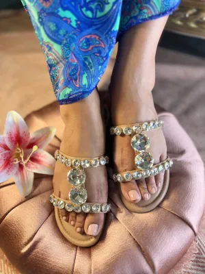 Solitaire Glam Sandals