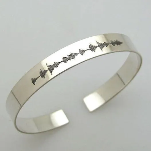 Sound Wave Custom Bracelet - Anniversary gift