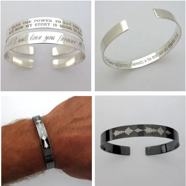 Sound Wave Custom Bracelet - Anniversary gift