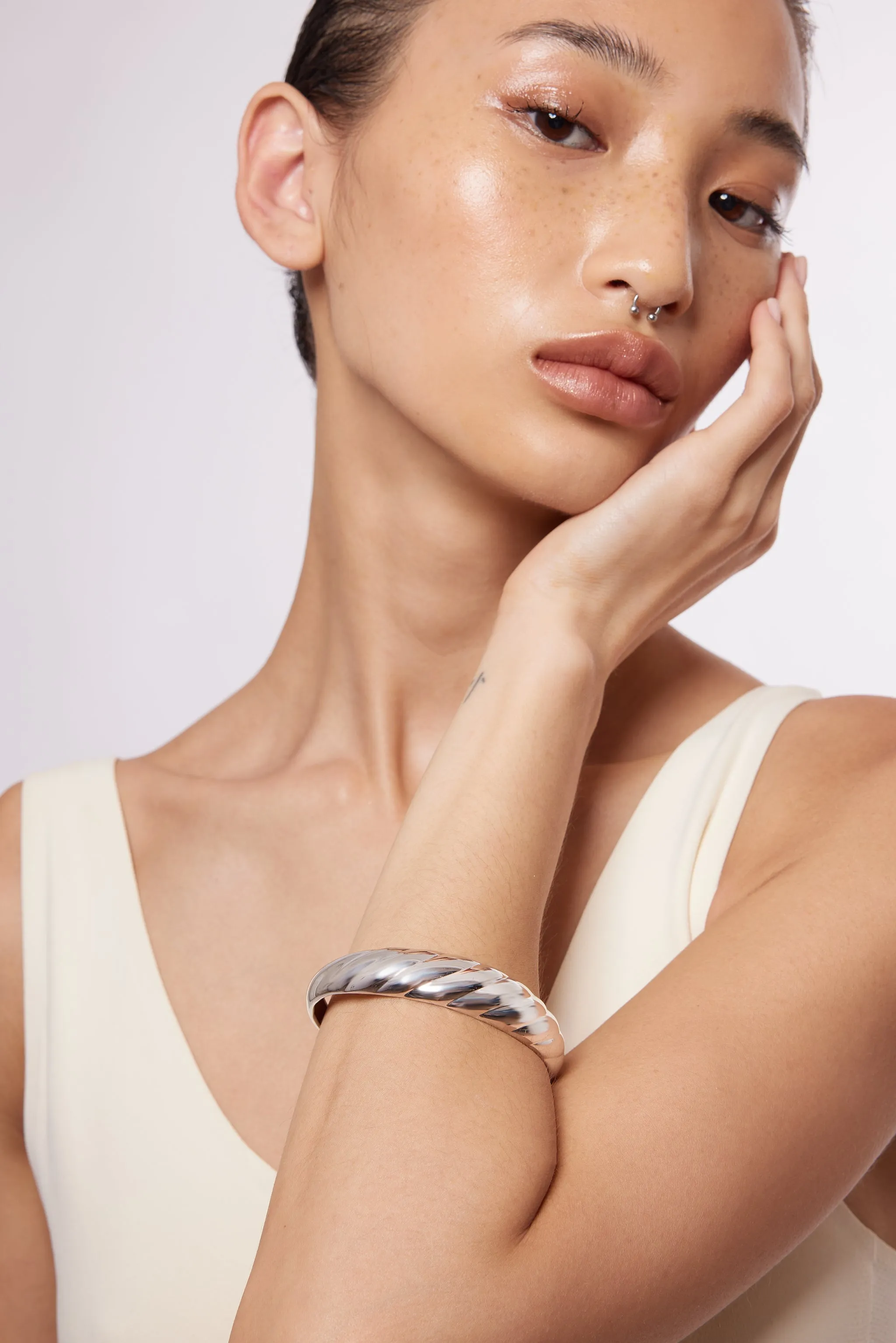 Speira Silver Cuff, Medium