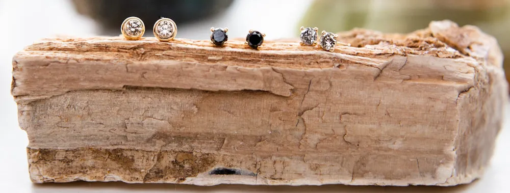 Stars in One's Eyes | Classic Diamond Earrings