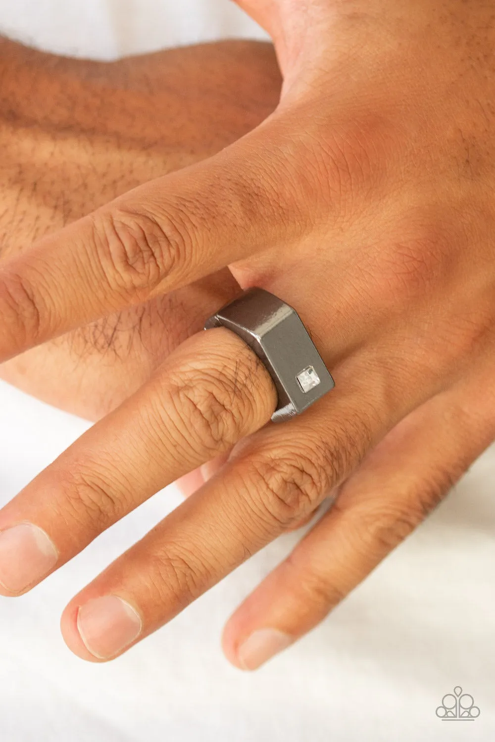 Steadfast - Black (Gunmetal) Ring