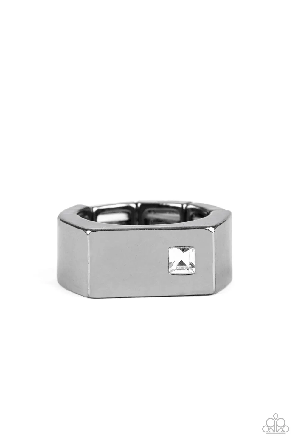 Steadfast - Black (Gunmetal) Ring