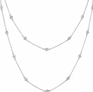 Sterling Silver 54 Inch 6-in-1 Necklace
