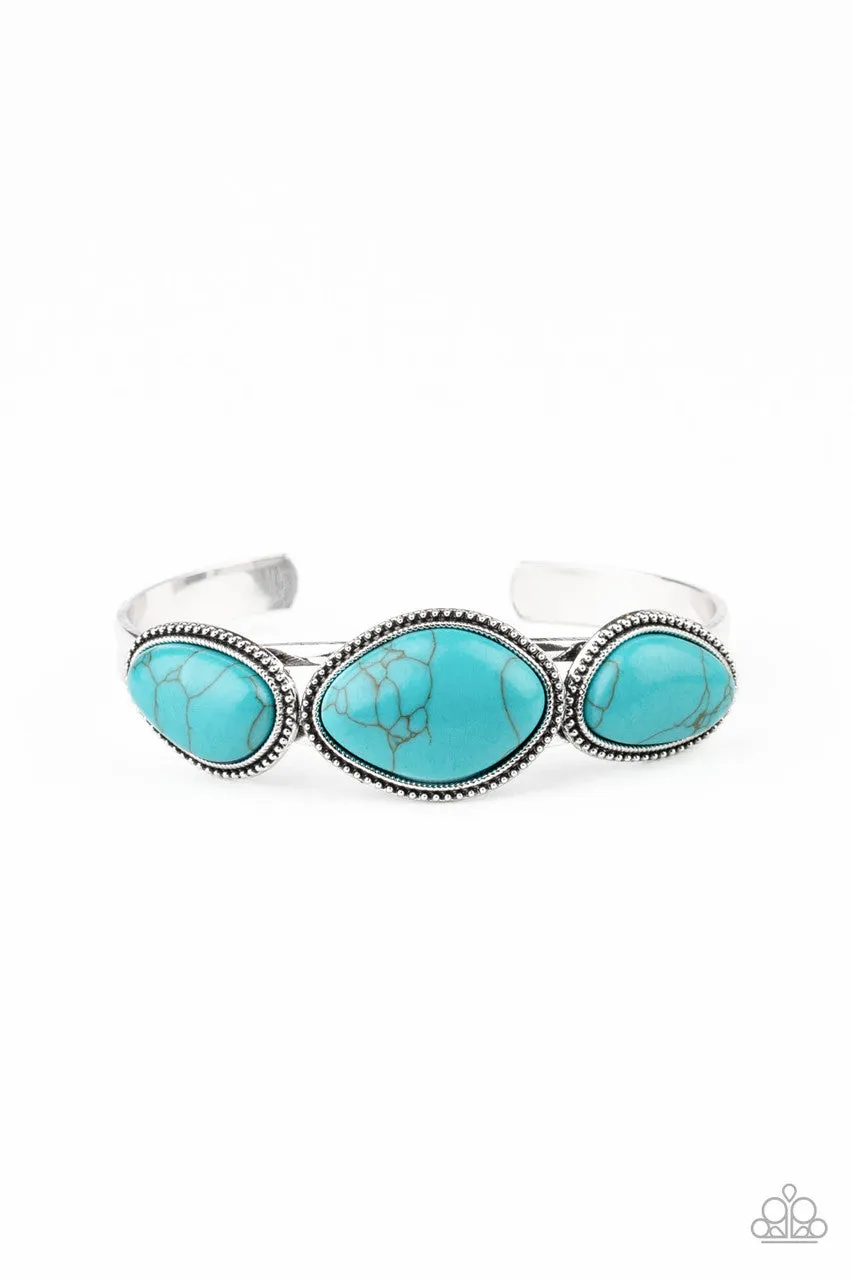 Stone Solace Blue Paparazzi Bracelet