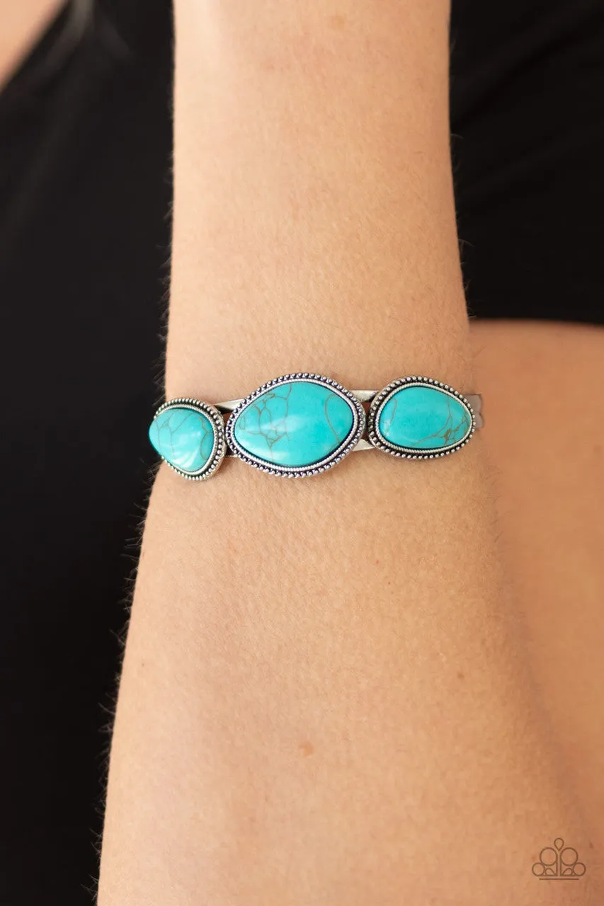 Stone Solace Blue Paparazzi Bracelet