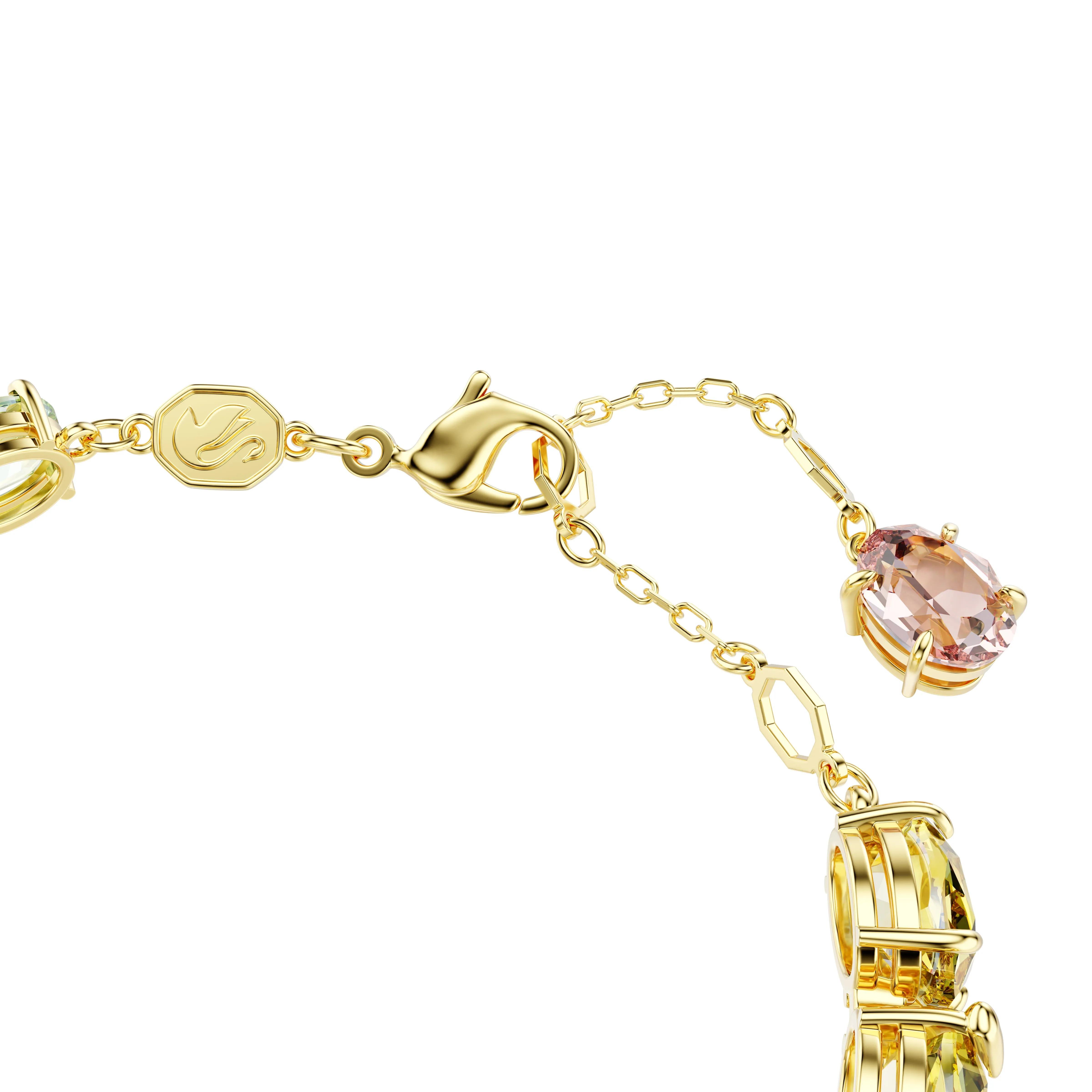 Swarovski Gold Tone Gema Tennis Bracelet