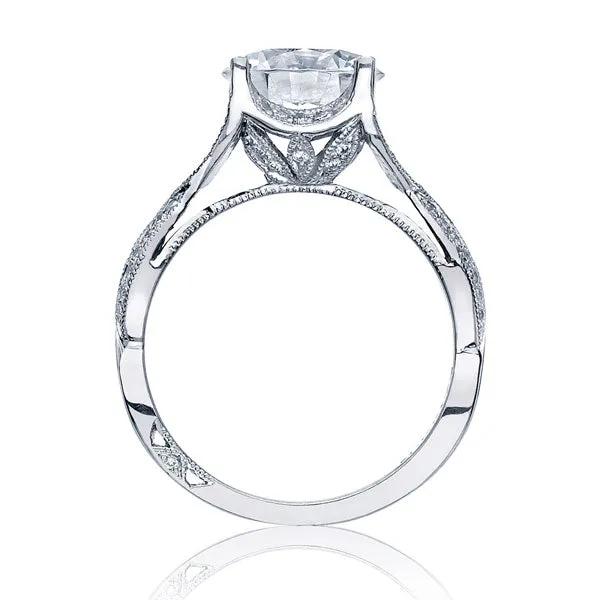 Tacori Platinum Ribbon Diamond Engagement Ring 2565RD8