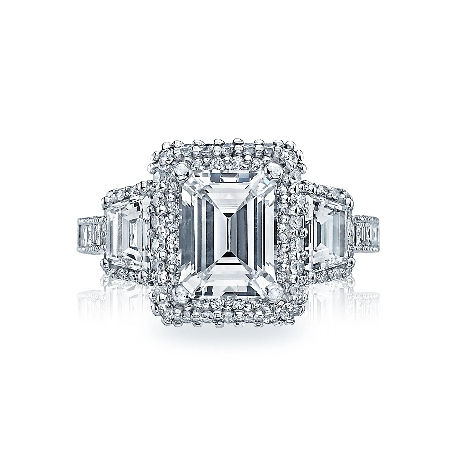 Tacori Three Stone Diamond Engagement Ring