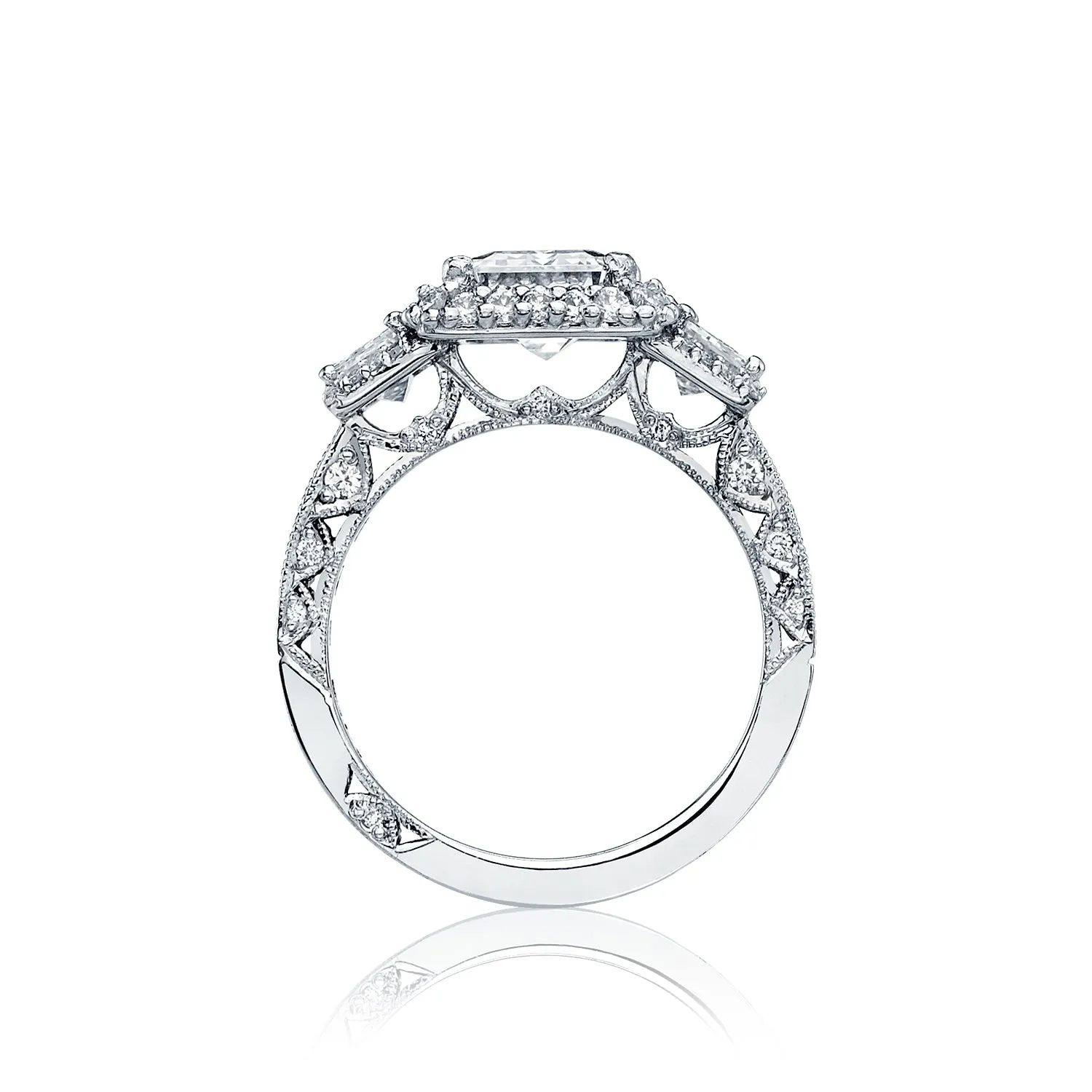 Tacori Three Stone Diamond Engagement Ring