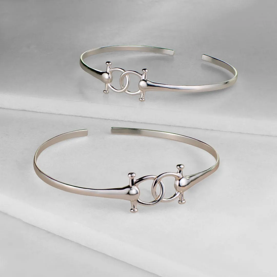 Talisman - Horse Bit Sterling Silver on Brass Choker Necklace
