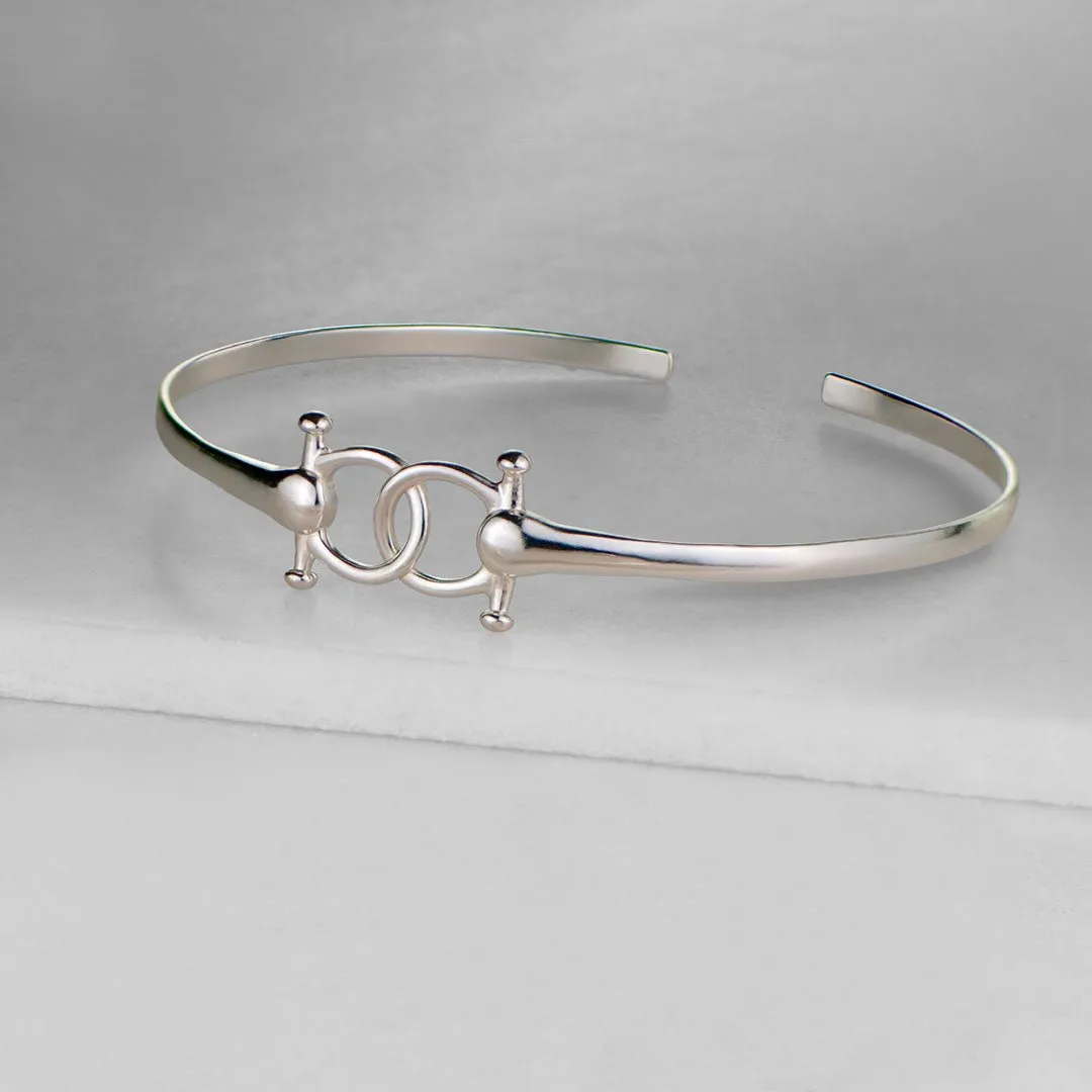 Talisman - Horse Bit Sterling Silver on Brass Choker Necklace