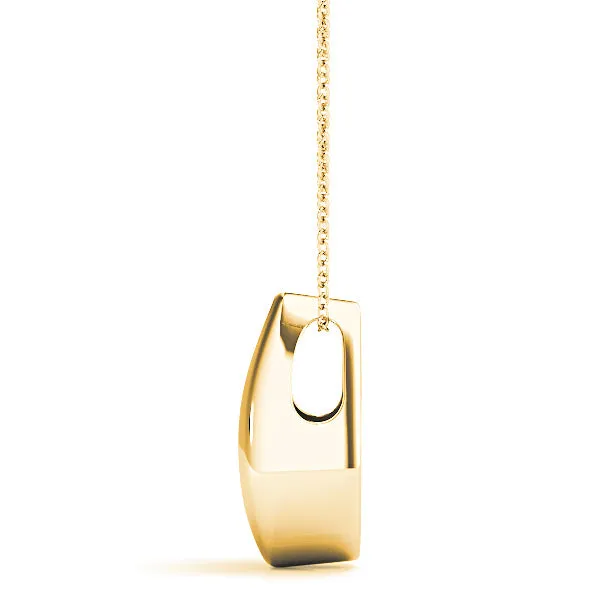 Tear Shape Graduated 0.50 ctw Diamond Three Stone Necklace Pendant