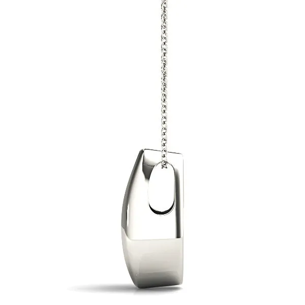 Tear Shape Graduated 0.50 ctw Diamond Three Stone Necklace Pendant