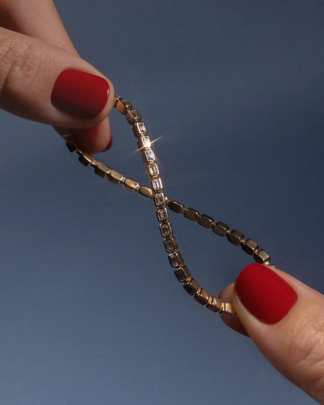 The 24/7 Flex Tennis Bracelet- Emerald Cut