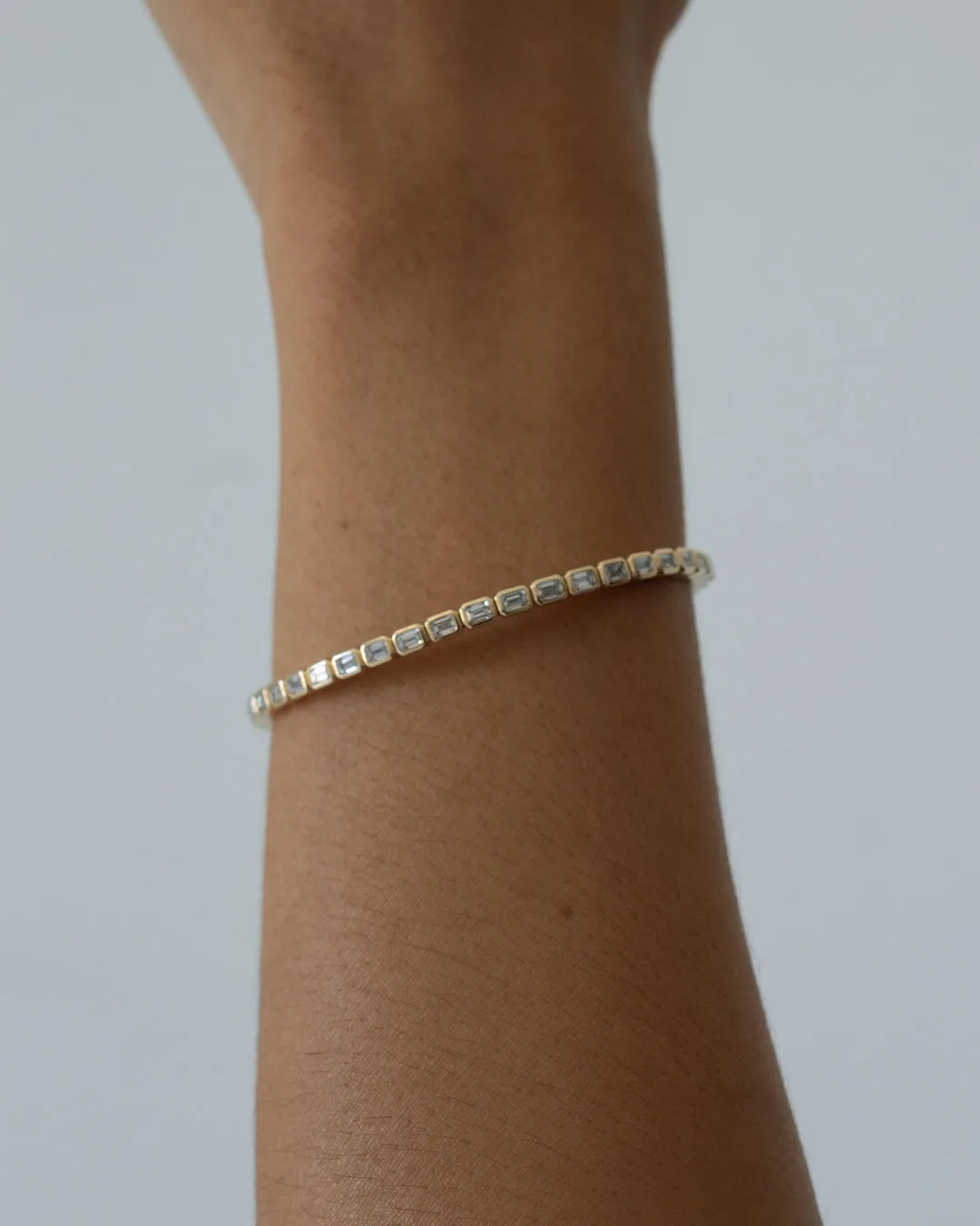 The 24/7 Flex Tennis Bracelet- Emerald Cut