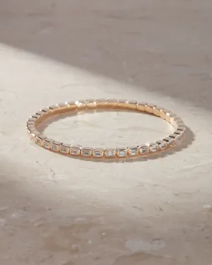 The 24/7 Flex Tennis Bracelet- Emerald Cut