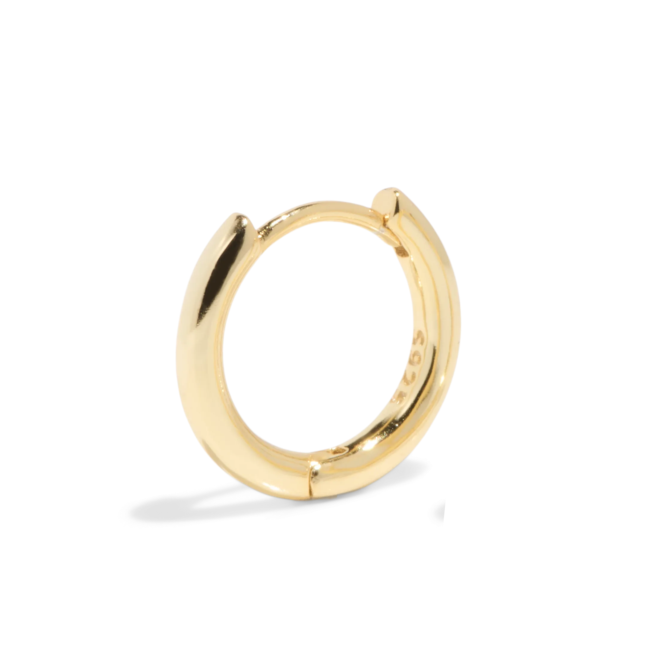THE BASE HOOP MEDIUM - 18k gold vermeil