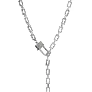 The Lariat Necklace - Silver