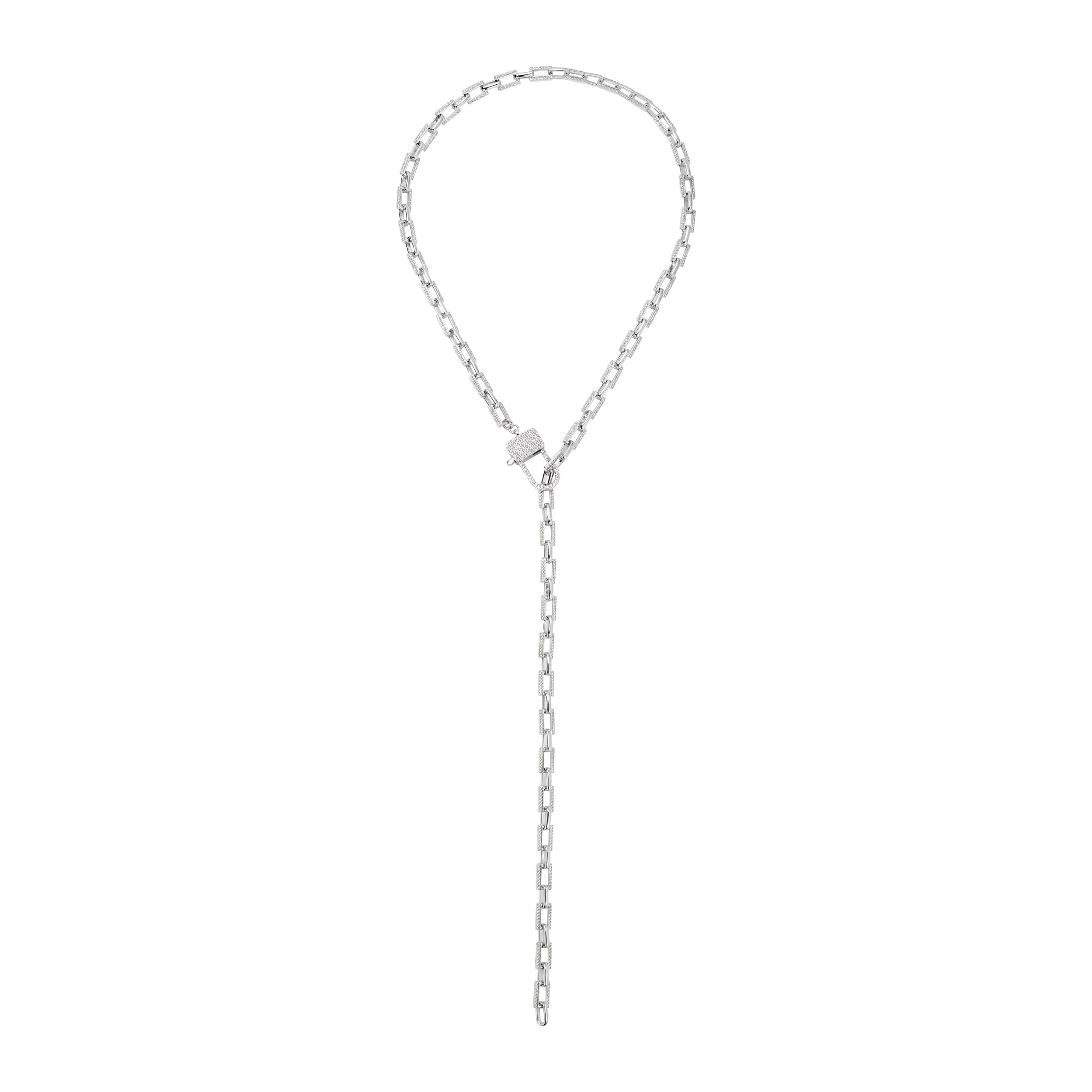 The Lariat Necklace - Silver