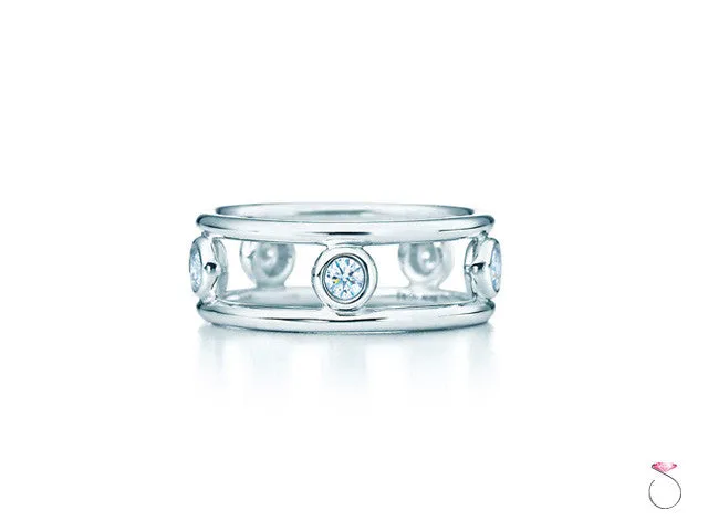Tiffany & Co. Diamond By the Yard Ring in Platinum