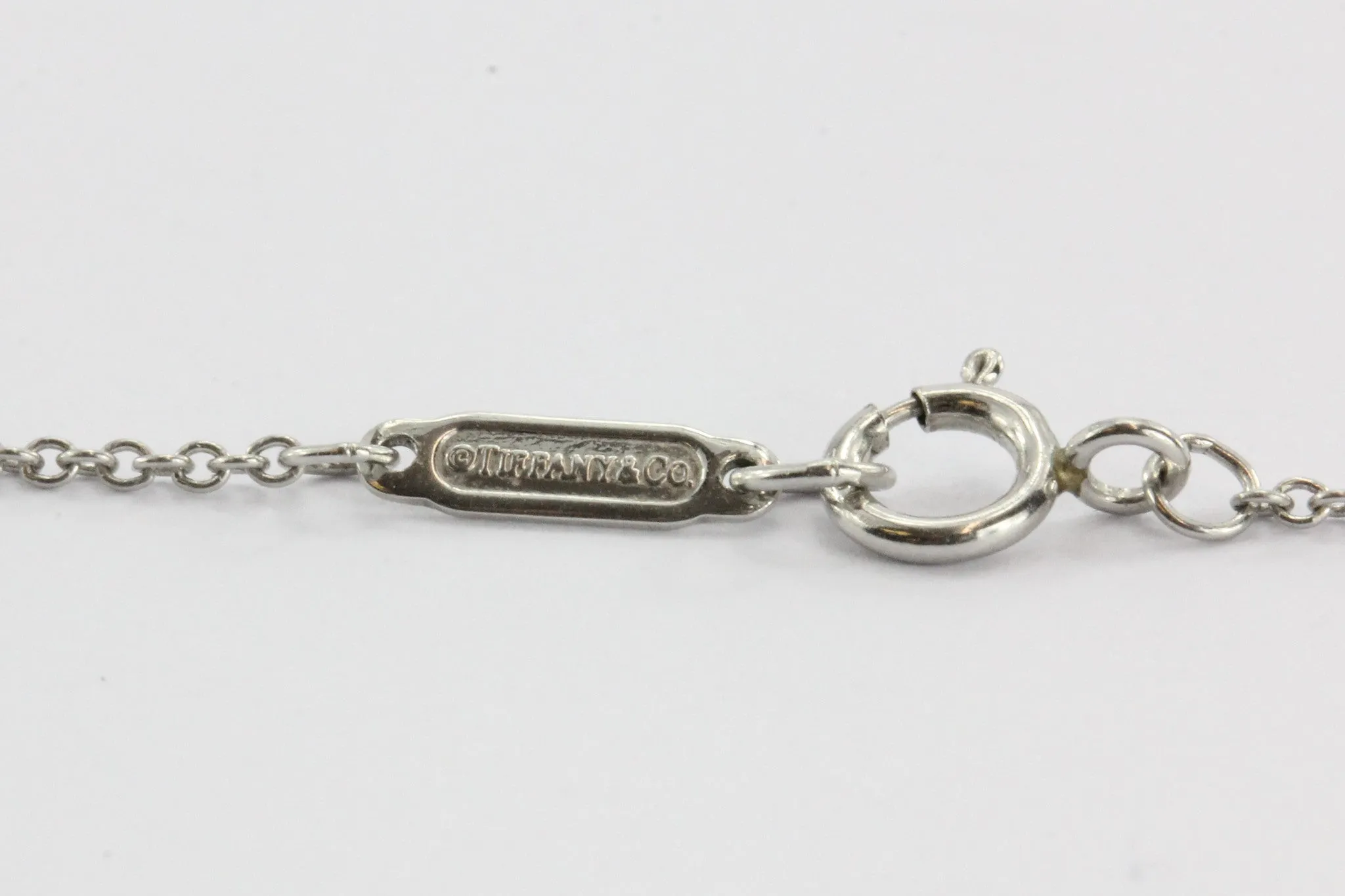 Tiffany & Co Platinum & Diamond Butterfly Pendant Necklace
