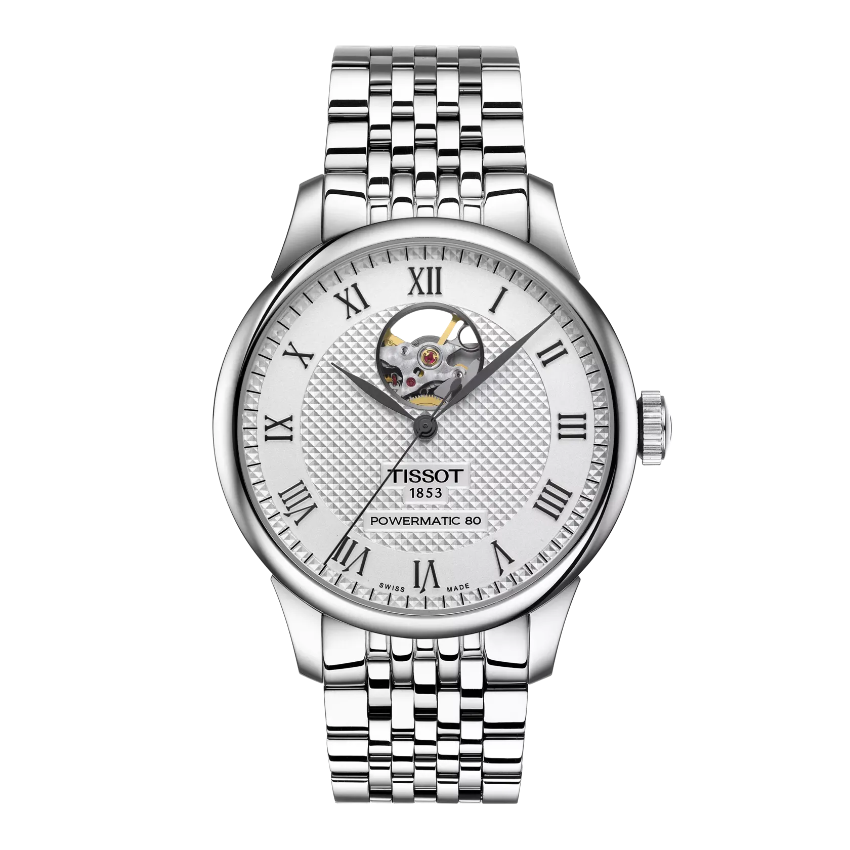 Tissot Le Locle Powermatic 80 Open Heart on Bracelet