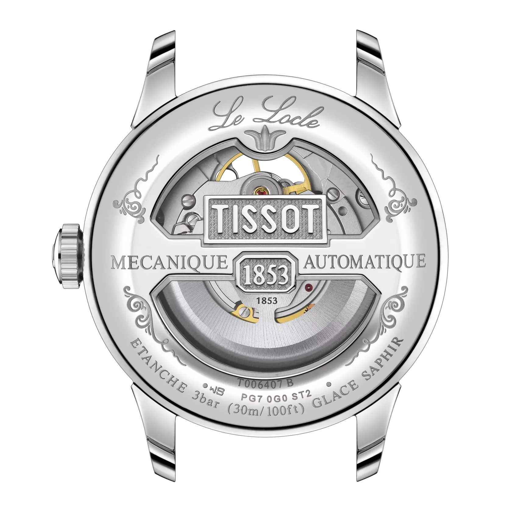 Tissot Le Locle Powermatic 80 Open Heart on Bracelet